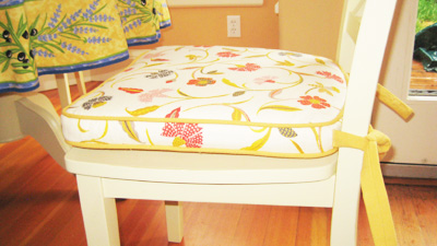 Linen Kitchen Chair